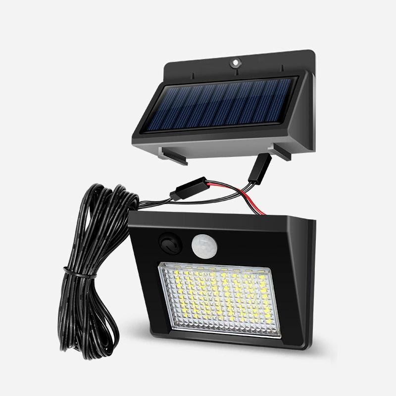 Split Solar Courtyard Lamp, Human Body Sensing Outdoor Wall Lamp