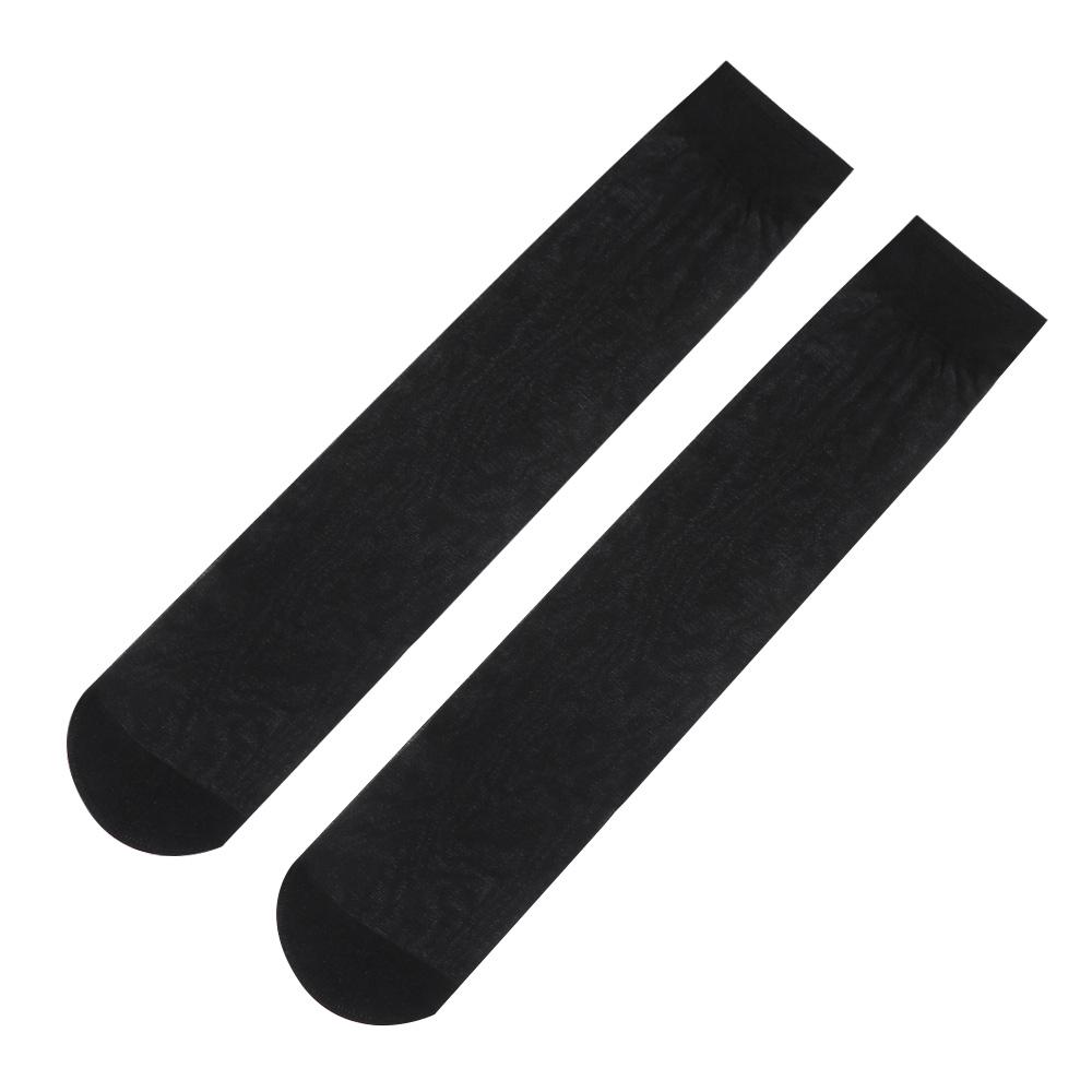 Girls Elastic Transparent Women's Socks Over Calf High Long Socks Stockings