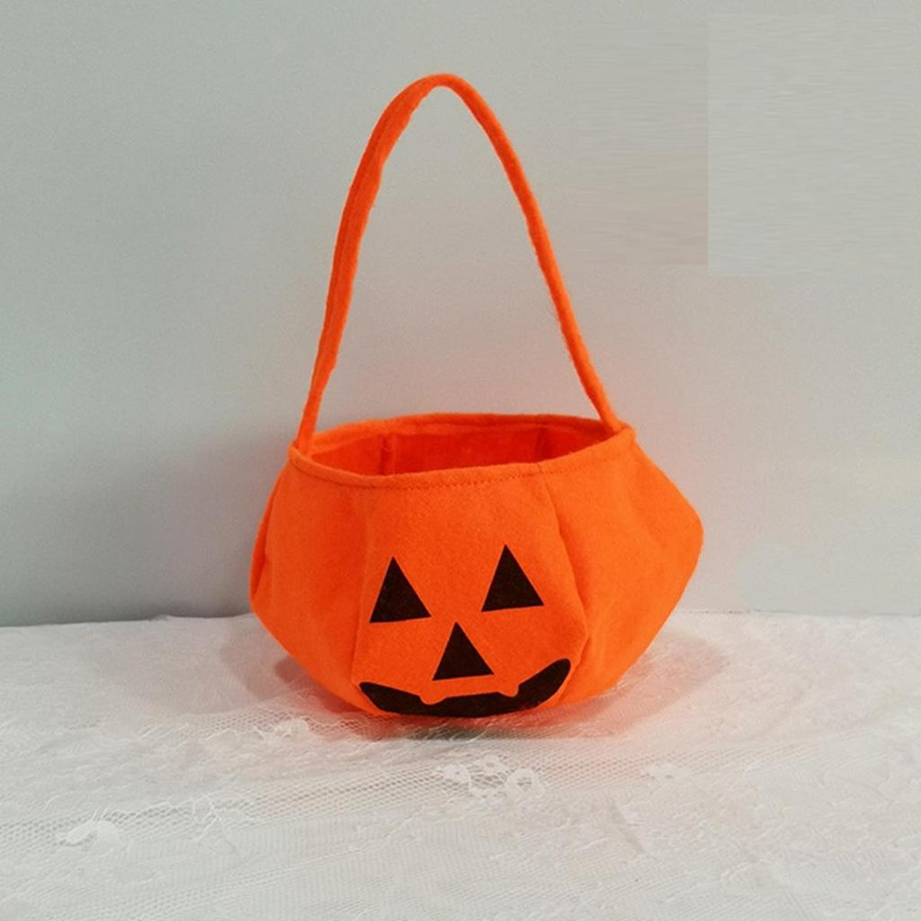 Pumpkin Bags Halloween Party Supplies Non-woven Fabrics Props Kids Children Toys