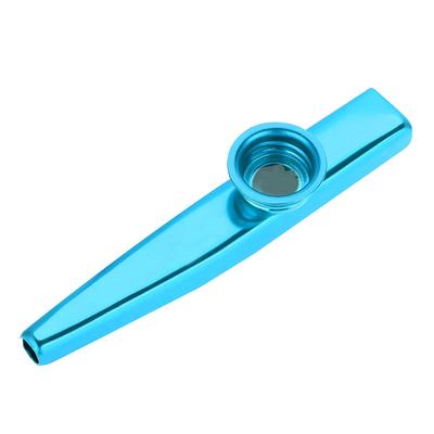 Robustes Metall-Kazoo-Flötenmundstück, Musikinstrumentenzubehör (blau)