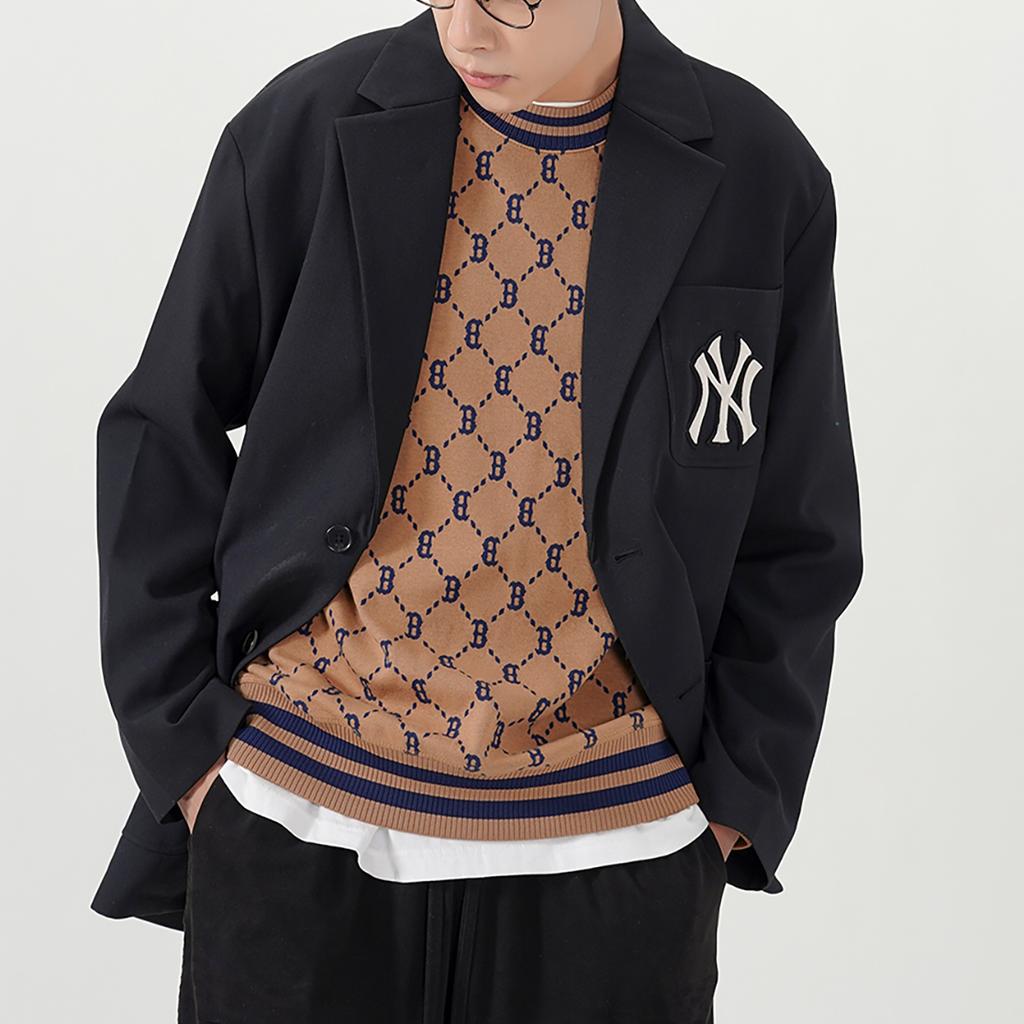 New MLB New York Yankees Business Suits Unisex Black 3AJKB5124-50BKS