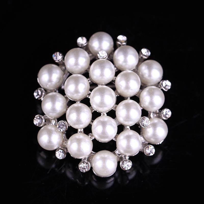 Fashion Creative Full Pearl Bright Brooch Brooch Corsage Women's Flower Brooch Clothing Jewellery Designer Brooch Mini Perfect Gift for Couples