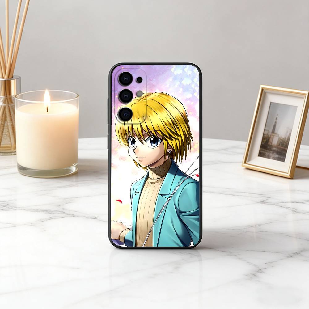 H-Hunter K-Kurapika  H-Hunter-HKH Phone Case For Samsung S25,S24,S21,S22,S23,S30,Ultra,S20,Plus,Fe,Lite,Note,10,Black Cover