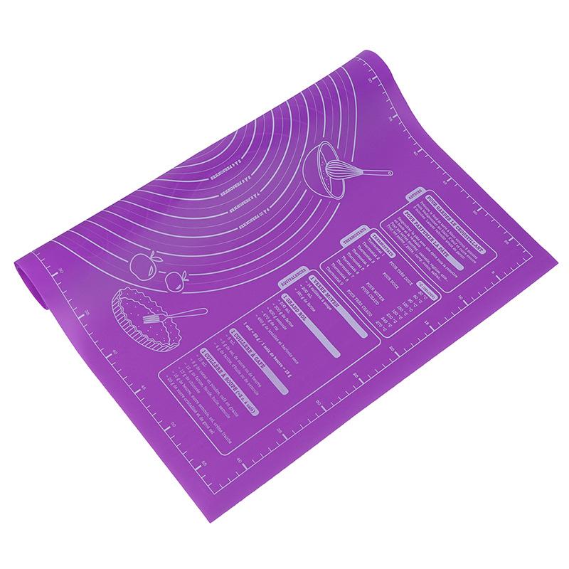 

45x60 см силиконовый коврик для выпечки лист очень большой коврик для выпечки для раскатки теста для пиццы антипригарный держатель для кухонных инструментов