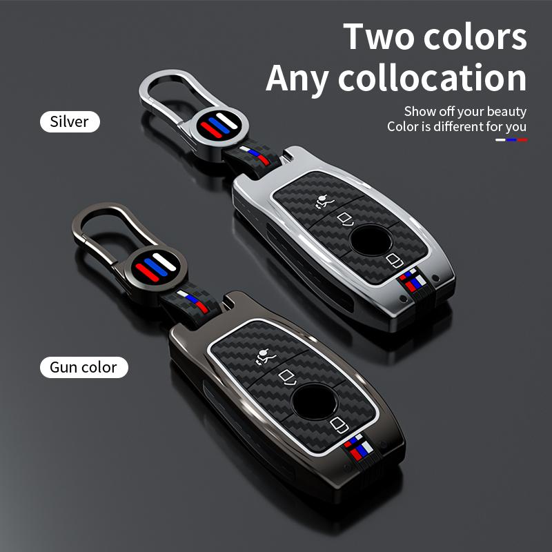 Car Key Case Cover Shell Fob for Mercedes Benz A C E S G Class GLC CLE CLA GLB GLS W177 W205 W213 W222 X167 AMG 3 4 Buttons