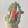 Natural Dongling Jade Milk White Crystal Design Bracelet Bracelet.