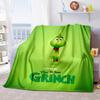 Christmas Gift Comedy Movie How the Grinch Stole Christmas blanket home warming, four season bed decoration sofa cover flannel throwing blanket K4