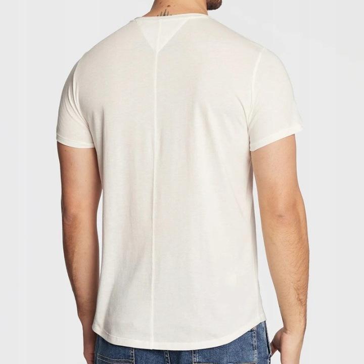 Tommy Jeans T-Shirt White Dm0Dm09586-Ybh