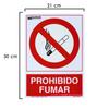 WOLFPACK PROFESSIONAL LINE - No Smoking Sign 30x21 Cm.