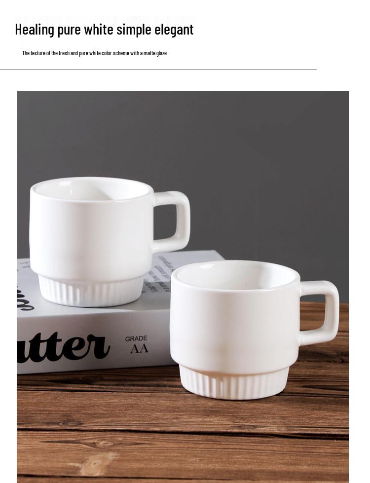 Wind Ceramic Mug Set: Matching Couple Coffee & Tea Cups (2-Piece)