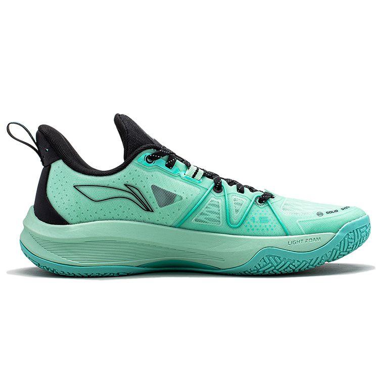 Li Ning Light Speed 1.5 Comfortable Versatile Shock Absorption Wear Resistant Rebound Low Top Basketball Shoes Men Sneakers Green Black ABAT101-1