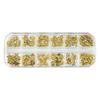 New Nail Art 12-panel Jewelry Summer Ocean Coconut Tree Pineapple Starfish Metal Jewelry