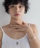The Achromatic Square Long Silver Necklace