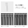 Topfinel Blackout Thermal Insulated Velvet 200cm Set of with for Living and Curtains, Long, Gray, 2, Hooks, Bedrooms, Rooms, Privacy, Soundproofing.
