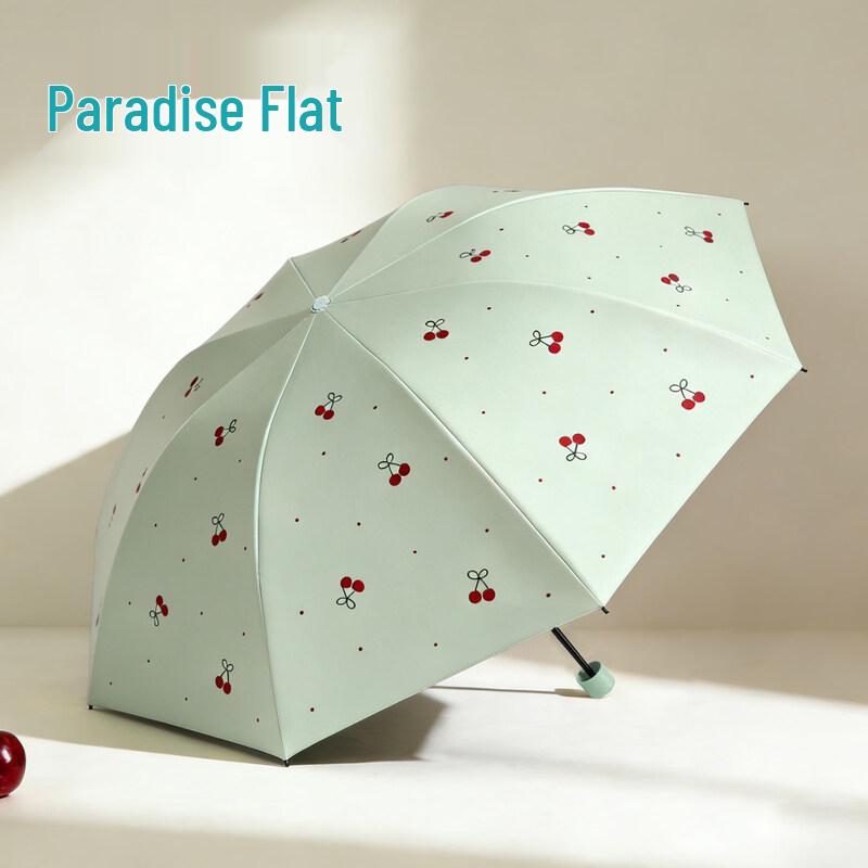 Heaven Umbrella Sweet Cherry 3-Fold Sun/Rain Umbrella