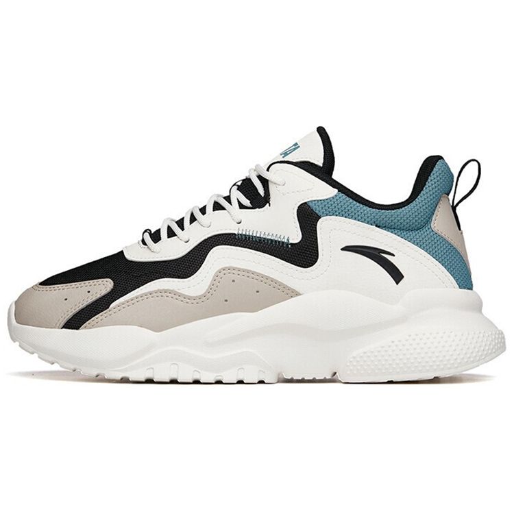 Anta C37+ V2 Running Shoes Men White Black Grey 112218860-4 42