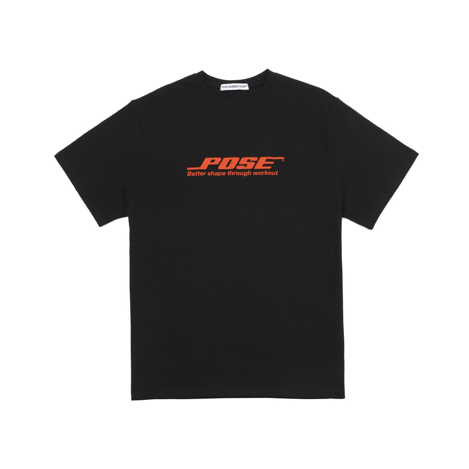 Pose Number Eight Pose Logo Tee (Black/Red) Red/1