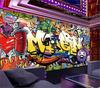 Graffiti Wallpaper Letters Graffiti 3d Mural Bar Ktv Background Wall Living Room Bedroom Wallpaper