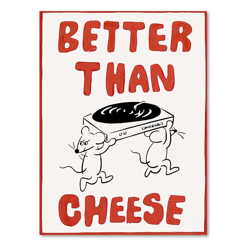 Korean Lovely Dinosaur Mouse Poster Black White Cartoon Canvas Painting Nordic Room Wall Art Picture For Home Interior Decor