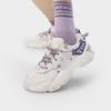 Fila Fluid 5 Katzenpfoten Schuhe 5.0 Jugendliche Vitalität Modetrend Rutschfest Verschleißfest Niedrig geschnitten Freizeit Schuhe Damen Sneaker Weiß Lila F12W432101FGO