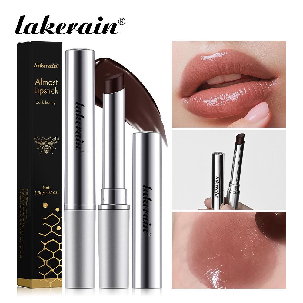 Lakerain Pink Honey Moisturizing Lipstick: Tinted Lip Balm & Gloss Combo for Lip Care