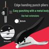 8mm PVC Edge Banding Hole Puncher with Limiter for Woodworking and Screw Cover.