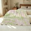 Postpartum Flannel Blanket - Anti-Pilling, Soft & Skin-Friendly, Minimalist Subtle Gradient, All-Season Warm Throw for Home, Cozy Indoor Leisure