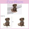 Vintage Dog Brooch Zinc Alloy Animal Pin Jewelry For Men Women