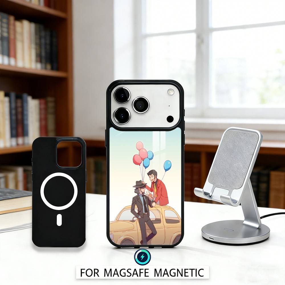 L-Lupin Anime T-Third Phone Case For iPhone 17,16,15,14,13,12,Pro,Max For Magsafe Magnetic Wireless Charging