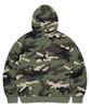 Mahagrid Camo Applique Zip Up Hoodie Green(Mg2Ffmm499A)