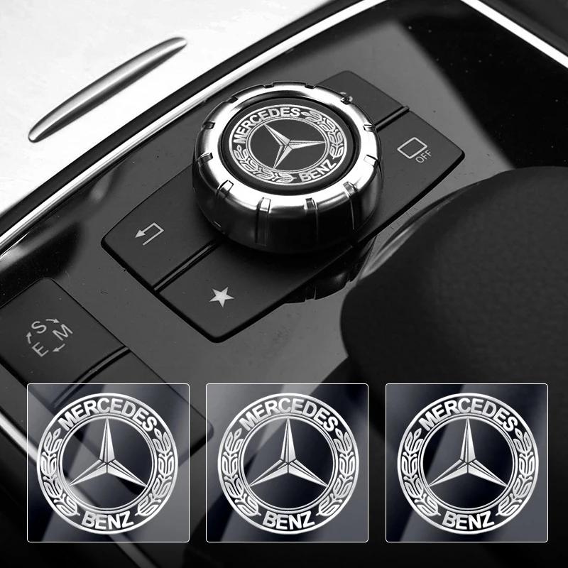 1 pz Metallo Styling Auto Emblema Auto Adesivo Per Mercedes Benz W212 W213 W205 AMG W177 V177 W247 W176 GLA GLC X253 W166 Articoli Auto