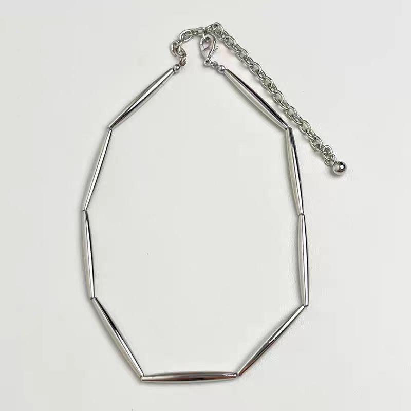 Mehrschichtige Hip-Hop-Anhänger-Halskette: Dicke Kette, Langer Stil, Unisex Schlüsselbein Schmuck