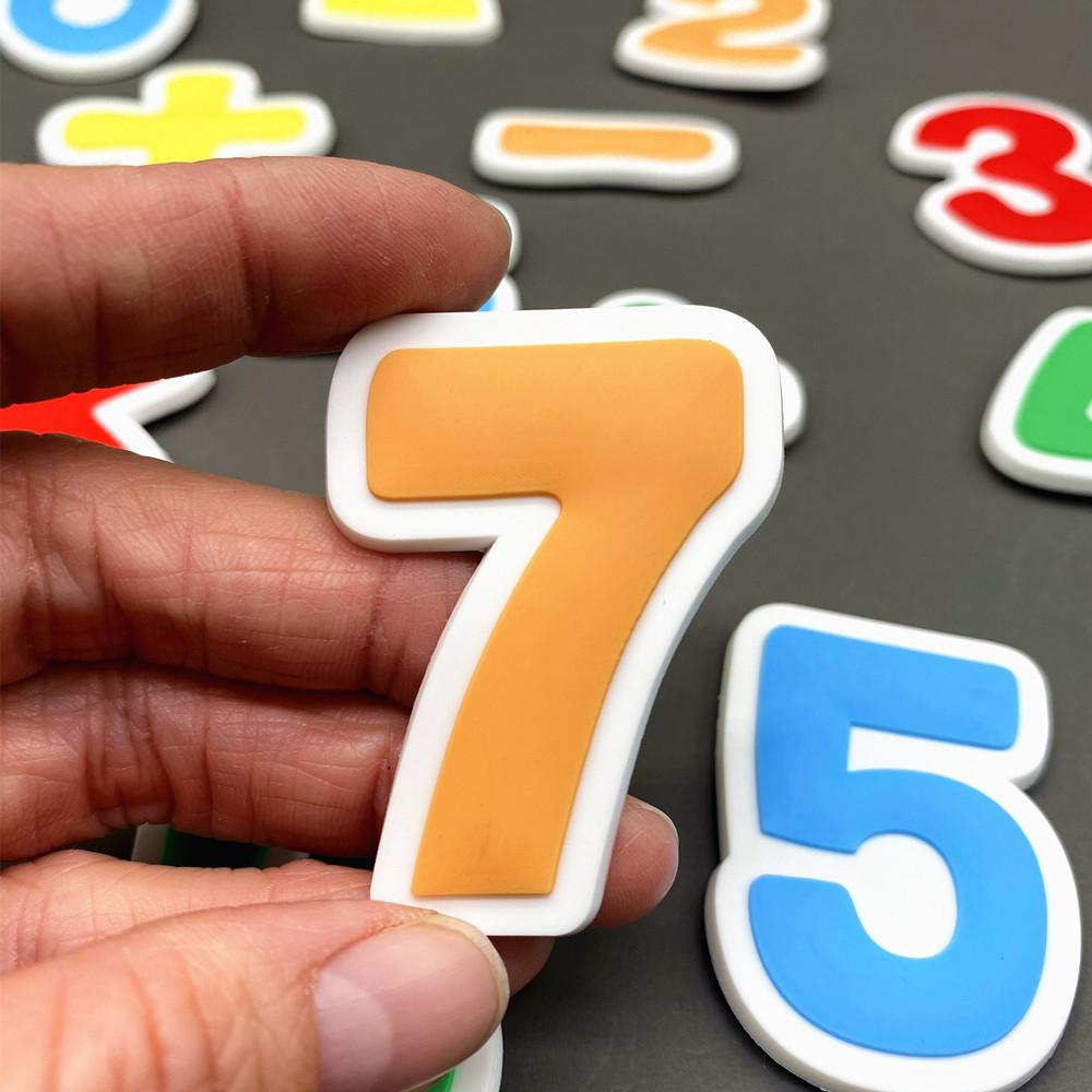 15 szt./zestaw Urocze magnesy na lodówkę z PVC z magnetycznymi cyframi do nauki dla dzieci Akcesoria magnetyczne do dekoracji lodówki domowej