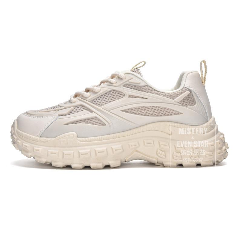 Retro Durian Sole Dad Shoes Women's Platform Sneakers New Versatile Height-increasing Casual Shoes 686