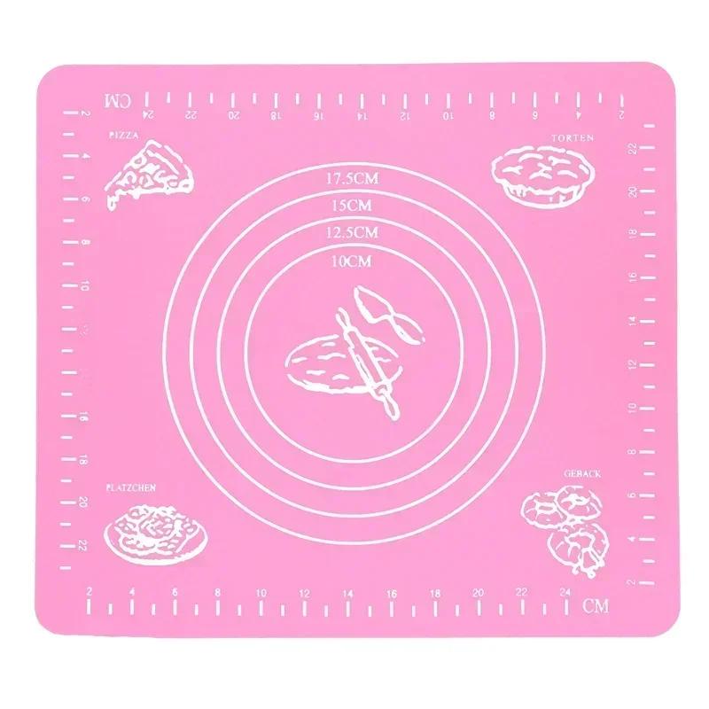 

26x29cm Silicone Mat Kitchen Kneading Dough Baking Mat Dough Pastry Non-stick Pads Tools Accessories Cooking Tool Bakeware