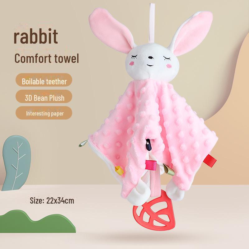 Cross-Border Baby Plush Animal Comfort Towel & Sleep Doll Toy