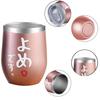 PluieSoleil Pair of Vacuum Insulated Stainless Steel 380ml Perfect for and Wedding Personalized Tumblers for and Keeps Drinks Hot or and Tumblers,