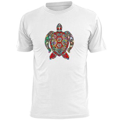 Mens Colourful Turtle T Shirt Wildlife Sea Life Reptiles