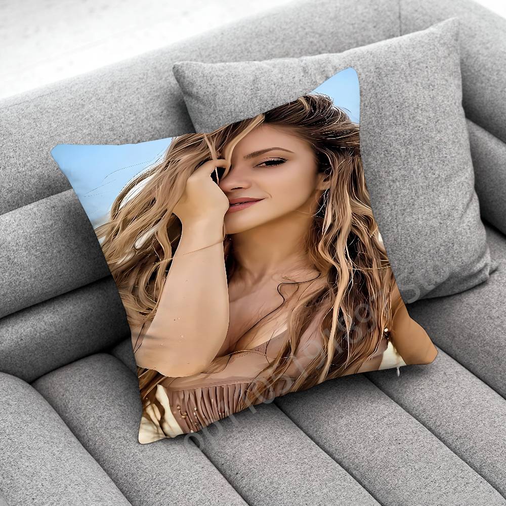 Singer S-Shakira Throw Pillow Case For 45cm 40cm 30cm 50cm 55cm Square Home Pillowcase Case
