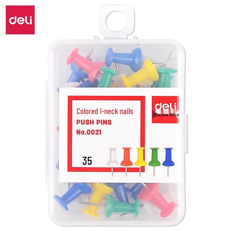 Deli 0021 Colored Pushpins