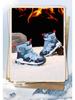 Children's Thickened High-Top Snow Boots for Boys - Warm, Cotton Lined, Cold-Proof Winter Shoes.
