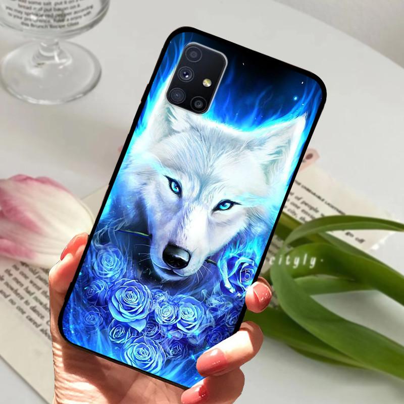 For Samsung Galaxy M51 Case Cover Soft TPU Animal Silicone Phone Case For Samsung A51 GalaxyM51 SM-M515F M 51 A 51 Fundas Bumper