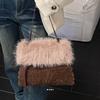 Luxury Fur Tote Bags for Women Fluffy Soft Plush Shoulder Bag 2025 Designer Handbags and Purses Autumn Winter Bucket Shopper New