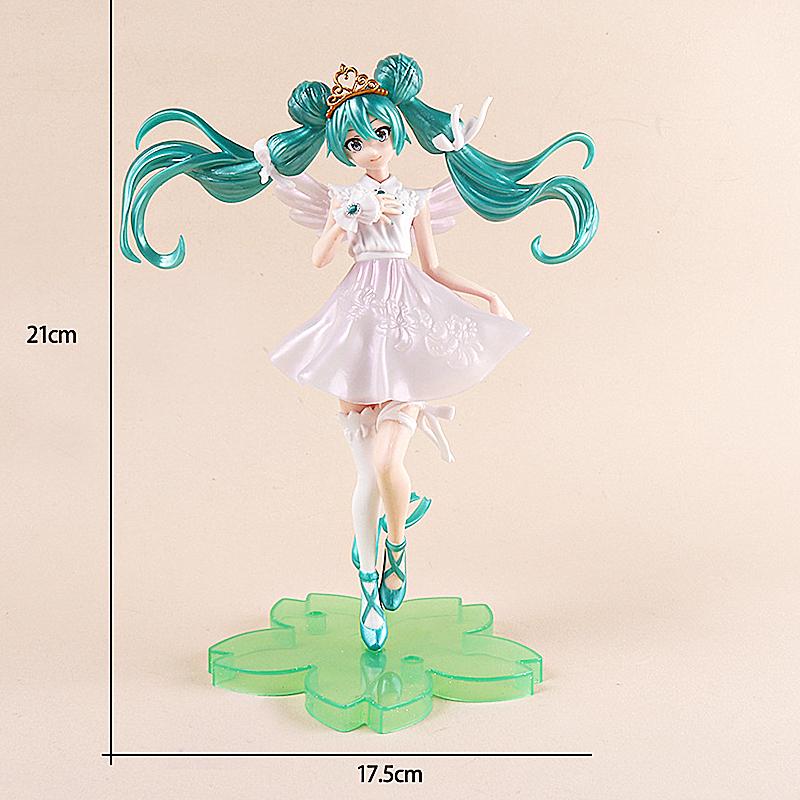 Hatsune Miku Figures Anime Peripheral Two-dimensional Beautiful Girl Model Case Ornaments Girls Gifts Home Decorations
