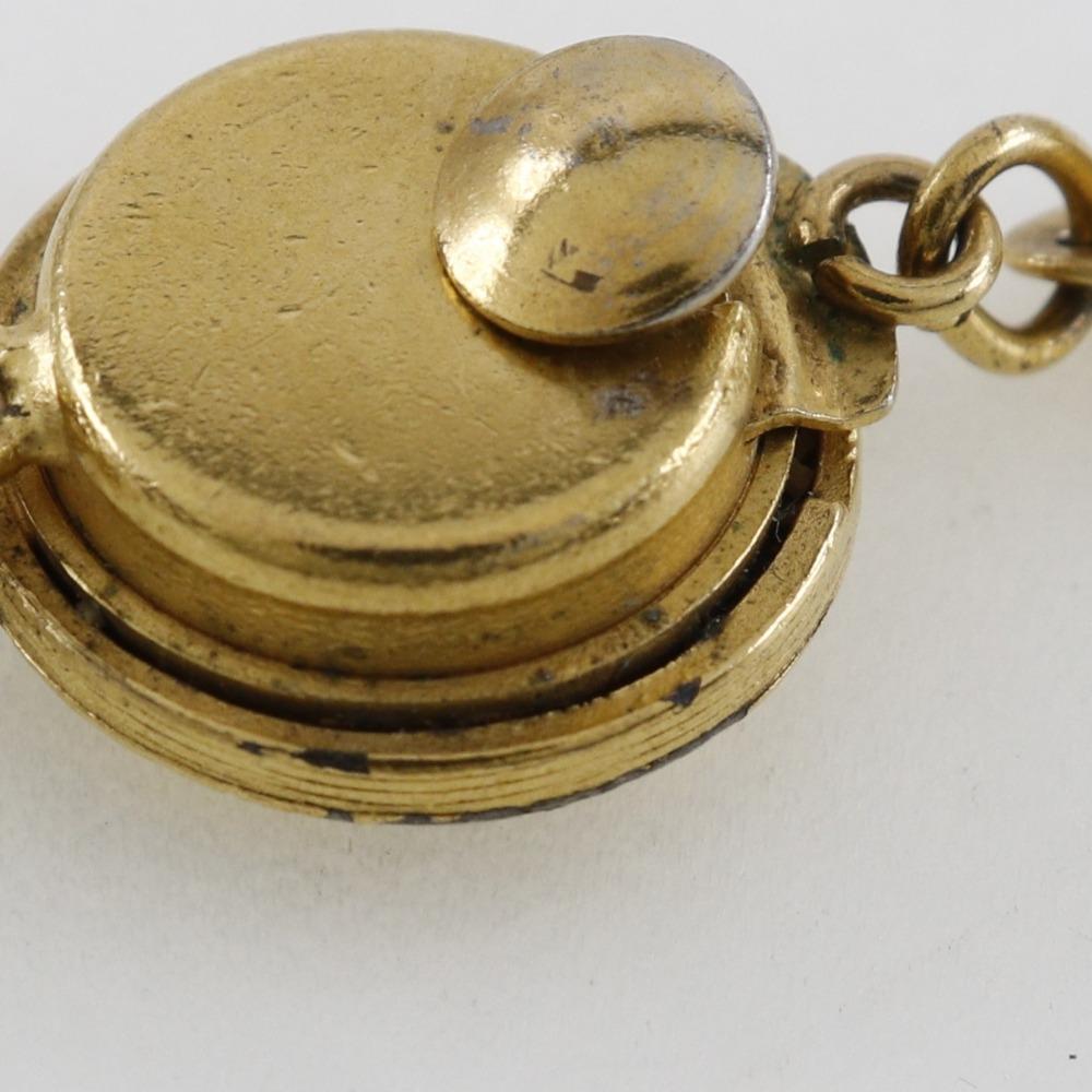 Chanel Long Chain Necklace Vintage Plated Gold 90.2g Women Used