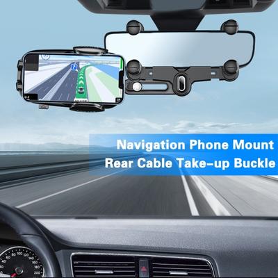 Auto Rückspiegel für Telefon Halter Selfies Navigation Multifunktionale Live Übertragung Versenkbare Auto