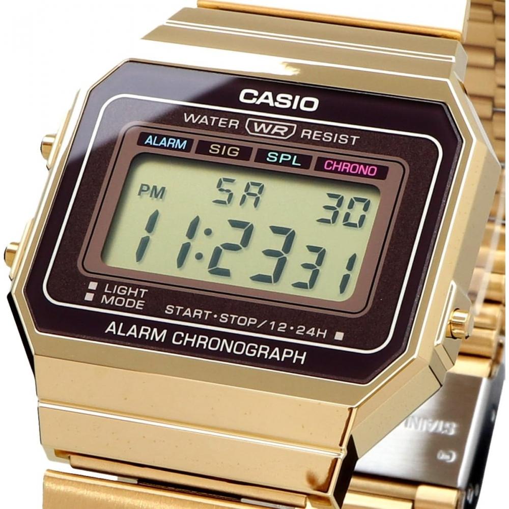 [CaSio] CaSio Digital Watch Vintage SerieS A700wg 9a Men S woMen S Gold overSeaS Model [parallel Imported Product] Gold A700wg 9a