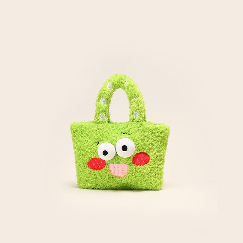 Whimsical Biscuit Plush Tote Bag And Keychain Adorable Keychain Pendant Kids For