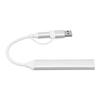 USB C Hub Víceportový adaptér Typ C a USB na 4xUSB Hub pro notebook, klávesnici, myš, USB disk