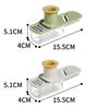 3in1 Garlic Ginger Grinder Kitchen Gadget Mini Garlic Grinder Manual Garlic Press Kitchen Tools for Crushing Spices Herbs Garlic